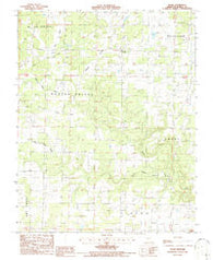 Trask Missouri Historical topographic map, 1:24000 scale, 7.5 X 7.5 Minute, Year 1986