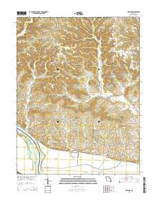 Treloar Missouri Current topographic map, 1:24000 scale, 7.5 X 7.5 Minute, Year 2015