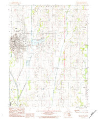 Trenton East Missouri Historical topographic map, 1:24000 scale, 7.5 X 7.5 Minute, Year 1984