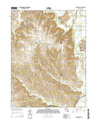 Trenton West Missouri Current topographic map, 1:24000 scale, 7.5 X 7.5 Minute, Year 2014