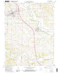 Troy Missouri Historical topographic map, 1:24000 scale, 7.5 X 7.5 Minute, Year 1972