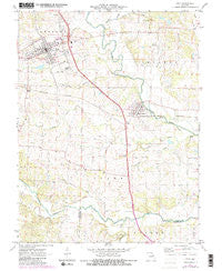 Troy Missouri Historical topographic map, 1:24000 scale, 7.5 X 7.5 Minute, Year 1972