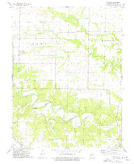 Truxton Missouri Historical topographic map, 1:24000 scale, 7.5 X 7.5 Minute, Year 1975