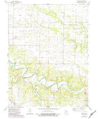 Truxton Missouri Historical topographic map, 1:24000 scale, 7.5 X 7.5 Minute, Year 1975