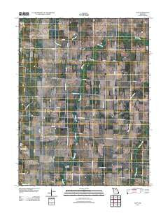 Tulip Missouri Historical topographic map, 1:24000 scale, 7.5 X 7.5 Minute, Year 2012