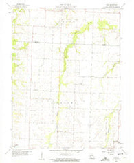 Tulip Missouri Historical topographic map, 1:24000 scale, 7.5 X 7.5 Minute, Year 1958