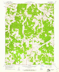 Tunas Missouri Historical topographic map, 1:24000 scale, 7.5 X 7.5 Minute, Year 1960