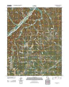 Tuscumbia Missouri Historical topographic map, 1:24000 scale, 7.5 X 7.5 Minute, Year 2011