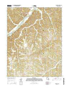Tuscumbia Missouri Current topographic map, 1:24000 scale, 7.5 X 7.5 Minute, Year 2015