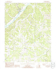 Tuscumbia Missouri Historical topographic map, 1:24000 scale, 7.5 X 7.5 Minute, Year 1987