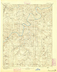 Tuscumbia Missouri Historical topographic map, 1:125000 scale, 30 X 30 Minute, Year 1894