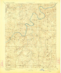 Tuscumbia Missouri Historical topographic map, 1:125000 scale, 30 X 30 Minute, Year 1894