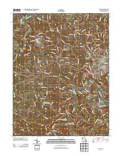 Union Missouri Historical topographic map, 1:24000 scale, 7.5 X 7.5 Minute, Year 2012