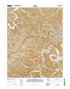 Union Missouri Current topographic map, 1:24000 scale, 7.5 X 7.5 Minute, Year 2015
