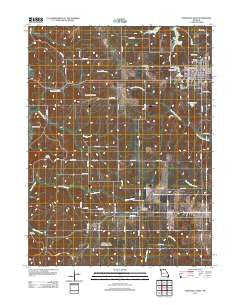 Unionville West Missouri Historical topographic map, 1:24000 scale, 7.5 X 7.5 Minute, Year 2012