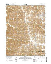Unionville West Missouri Current topographic map, 1:24000 scale, 7.5 X 7.5 Minute, Year 2014