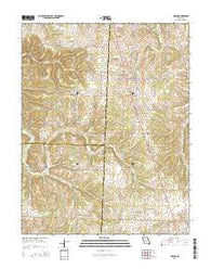 Urbana Missouri Current topographic map, 1:24000 scale, 7.5 X 7.5 Minute, Year 2015