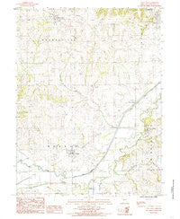 Utica West Missouri Historical topographic map, 1:24000 scale, 7.5 X 7.5 Minute, Year 1984