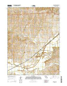 Utica West Missouri Current topographic map, 1:24000 scale, 7.5 X 7.5 Minute, Year 2015