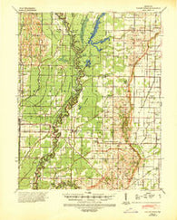 Valley Ridge Missouri Historical topographic map, 1:62500 scale, 15 X 15 Minute, Year 1940