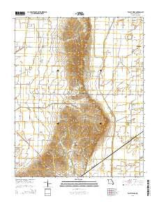 Valley Ridge Missouri Current topographic map, 1:24000 scale, 7.5 X 7.5 Minute, Year 2015