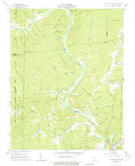 Van Buren North Missouri Historical topographic map, 1:24000 scale, 7.5 X 7.5 Minute, Year 1965
