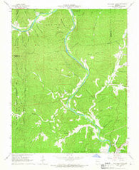 Van Buren North Missouri Historical topographic map, 1:24000 scale, 7.5 X 7.5 Minute, Year 1965