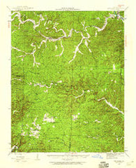 Van Buren Missouri Historical topographic map, 1:62500 scale, 15 X 15 Minute, Year 1944