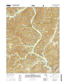 Van Buren North Missouri Current topographic map, 1:24000 scale, 7.5 X 7.5 Minute, Year 2015
