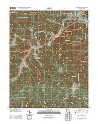 Van Buren South Missouri Historical topographic map, 1:24000 scale, 7.5 X 7.5 Minute, Year 2012