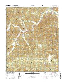 Van Buren South Missouri Current topographic map, 1:24000 scale, 7.5 X 7.5 Minute, Year 2015