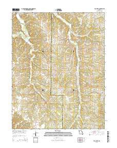 Van Cleve Missouri Current topographic map, 1:24000 scale, 7.5 X 7.5 Minute, Year 2015