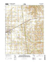 Vandalia Missouri Current topographic map, 1:24000 scale, 7.5 X 7.5 Minute, Year 2014