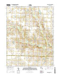 Vandalia Lake Missouri Current topographic map, 1:24000 scale, 7.5 X 7.5 Minute, Year 2014