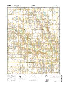 Vandalia Lake Missouri Current topographic map, 1:24000 scale, 7.5 X 7.5 Minute, Year 2014