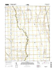 Vanduser Missouri Current topographic map, 1:24000 scale, 7.5 X 7.5 Minute, Year 2015