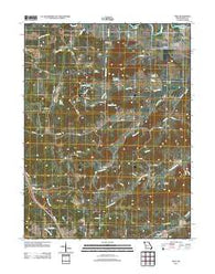 Vera Missouri Historical topographic map, 1:24000 scale, 7.5 X 7.5 Minute, Year 2012