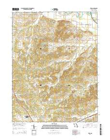 Vera Missouri Current topographic map, 1:24000 scale, 7.5 X 7.5 Minute, Year 2014