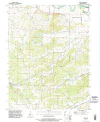 Vera Missouri Historical topographic map, 1:24000 scale, 7.5 X 7.5 Minute, Year 1991