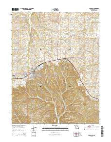 Versailles Missouri Current topographic map, 1:24000 scale, 7.5 X 7.5 Minute, Year 2015