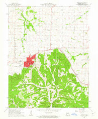 Versailles Missouri Historical topographic map, 1:24000 scale, 7.5 X 7.5 Minute, Year 1961