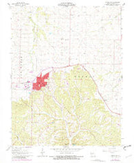 Versailles Missouri Historical topographic map, 1:24000 scale, 7.5 X 7.5 Minute, Year 1961