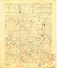 Versailles Missouri Historical topographic map, 1:125000 scale, 30 X 30 Minute, Year 1888