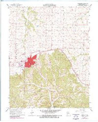 Versailles Missouri Historical topographic map, 1:24000 scale, 7.5 X 7.5 Minute, Year 1961