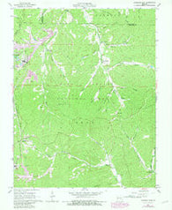 Viburnum East Missouri Historical topographic map, 1:24000 scale, 7.5 X 7.5 Minute, Year 1967