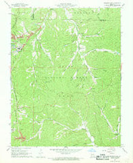 Viburnum East Missouri Historical topographic map, 1:24000 scale, 7.5 X 7.5 Minute, Year 1967