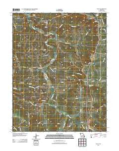 Vichy Missouri Historical topographic map, 1:24000 scale, 7.5 X 7.5 Minute, Year 2012