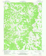 Vichy Missouri Historical topographic map, 1:24000 scale, 7.5 X 7.5 Minute, Year 1980