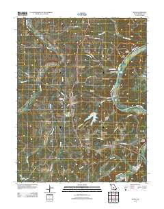 Vienna Missouri Historical topographic map, 1:24000 scale, 7.5 X 7.5 Minute, Year 2012