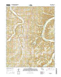 Vienna Missouri Current topographic map, 1:24000 scale, 7.5 X 7.5 Minute, Year 2015